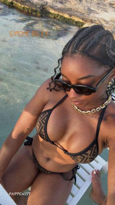 Simone Biles Big Tits Boob Job