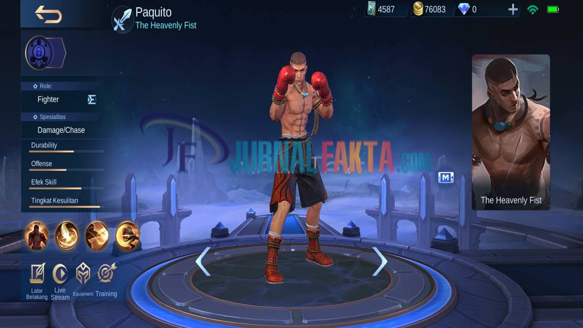 tanggal rilis hero baru Paquito Mobile Legends